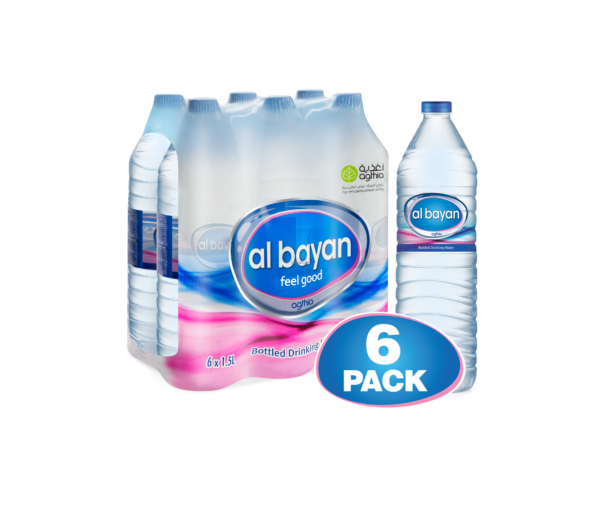 Al Bayan Water (Pack of 6) 1.5 liters