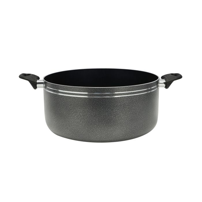 Royalford 30 CM Aluminium Casserole- RF11200| Non-Stick Aluminium Cookware| Dot Induction Base| Compatible With Hot Plate, Halogen, Gas And Induction Cooktops| 3mm Thickness| Strong Bakelite Handles A