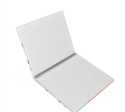 LIGHT Pack of 5 Spiral Hard Cover Note Book 100 Sheets Size 10X8 Inches (25.4 X 20.32 cm) - LINBS1081001312