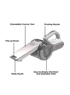 Cordless Dustbuster Pivot Hand Vacuum 18V 2 Years Warranty 560.0 ml 35.0 W PV1820LRGP-GB Rose Gold
