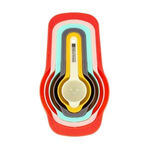Royalford 6Pcs Measuring Spoon Set - Plastic - Multicolor