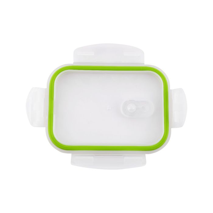 Royalford 600ml 2Pcs Glass Meal Prep Container - Reusable, Airtight Food Storage Tray With Snap Locking Lids | Microwavable, Freezer & Dishwasher Safe| Ideal For Cooking Serving Storing Freezing Roast