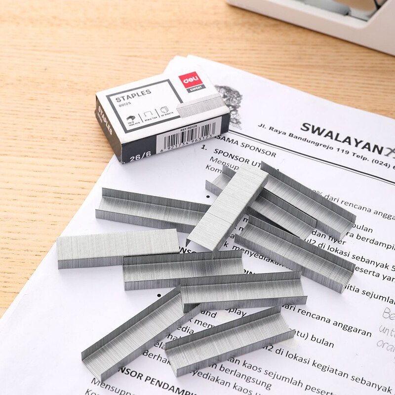 Deli 0012S Staples Pin No.26/6 (1000 Pcs of Pkt)