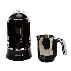 Korkmaz Kahvekolik Coffee Machine - Stainless Steel - Black