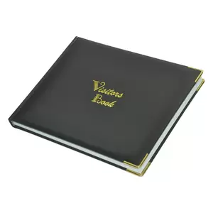 FIS Visitors Book (Arabic/English) 250x200mm, Black - FSCLVISITOR