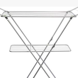 Royalford Metal es Dryer 128X55Cm - Metal - Silver