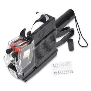 FIS Price/Date Label Machine 2-Line Printing, Black - FSPX05BK