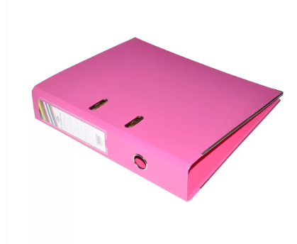 PP Lever Arch File, 8cm, F/S Size, Pink, PP Origin Germany - FSBF8PPIFN10