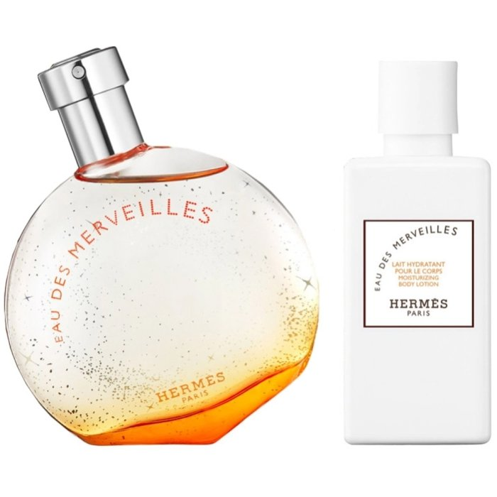 HERMES EAU DES MERVEILLES (W) SET EDT 50ML + BL 40ML