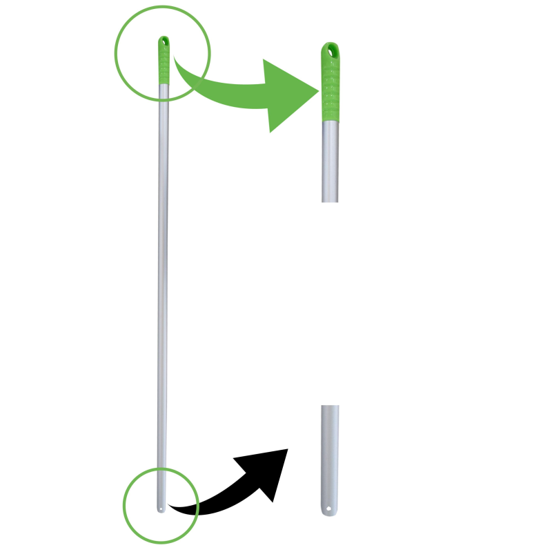 AKC | Aluminum handle | 150 cm | GREEN