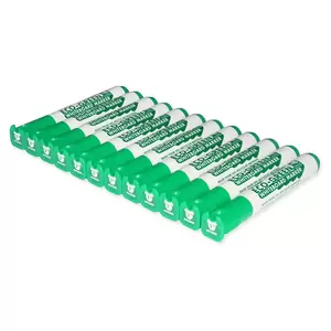 Artline Eco-Green Whiteboard Markers 2.0mm, Pack of 12 Pcs, Red Color, Polyester Fibre Tip, Bullet Style - ARMKEK-527RE