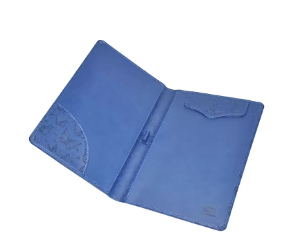FIS FSCLBFBLD6 Executive Bill Folder Blue Color, Italian PU with Magnet Flap, 150X245mm