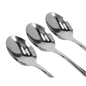 Royalford 3 Pcs Table Spoon - Stainless Steel - Silver