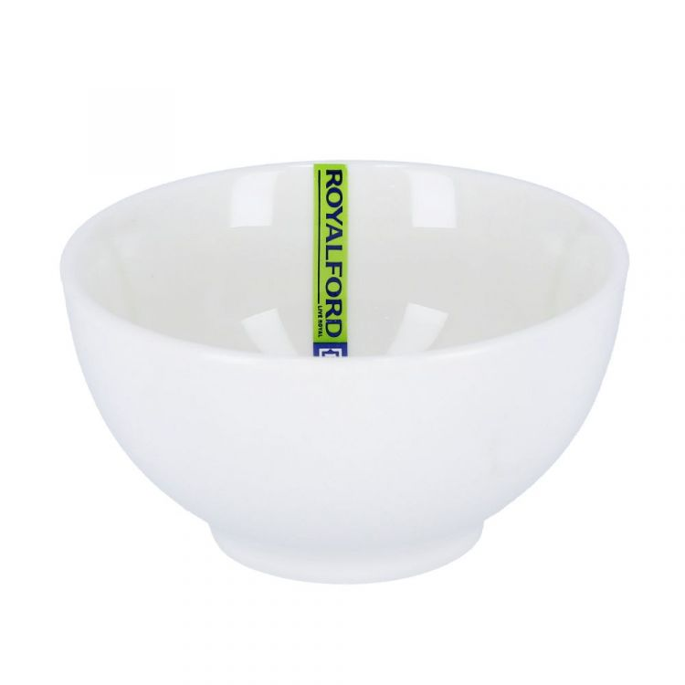Royalford 6" Ware Bowl - Porcelain - White