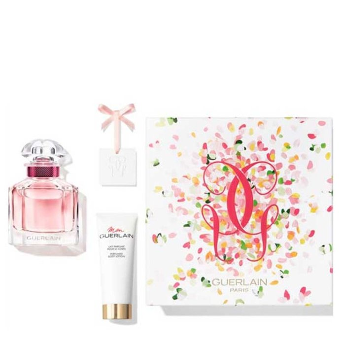 GUERLAIN MON BLOOM OF ROSE (W) SET EDT 50ML + BL 75ML + CERAMIQUE