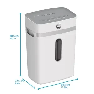 HP SHREDDER 12CC CROSS CUT , BIN CAPACITY: 23L