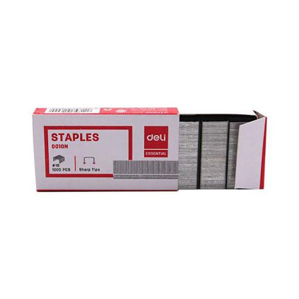 Deli 0010N Staples Pin No.10 (Pack of 20)