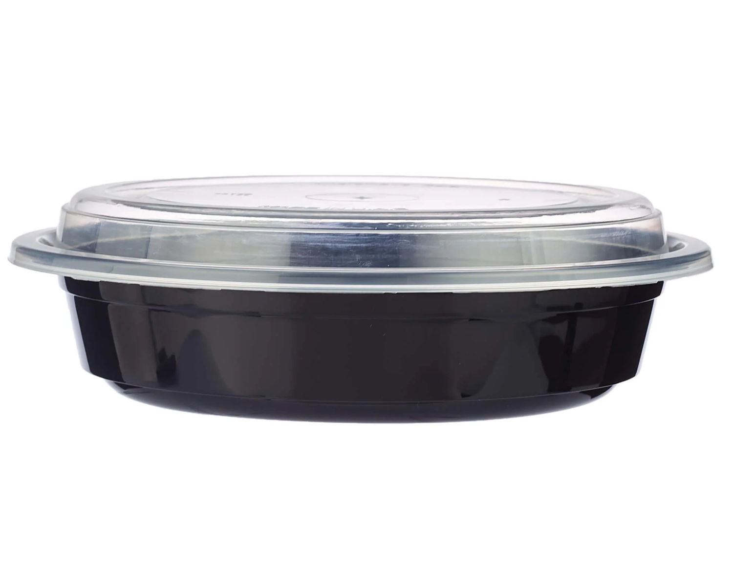 Black Base Round Container and Lid