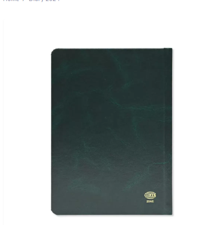FIS Diary 2024 (Arabic/English) Green, A5 - FSDI23AE24GR