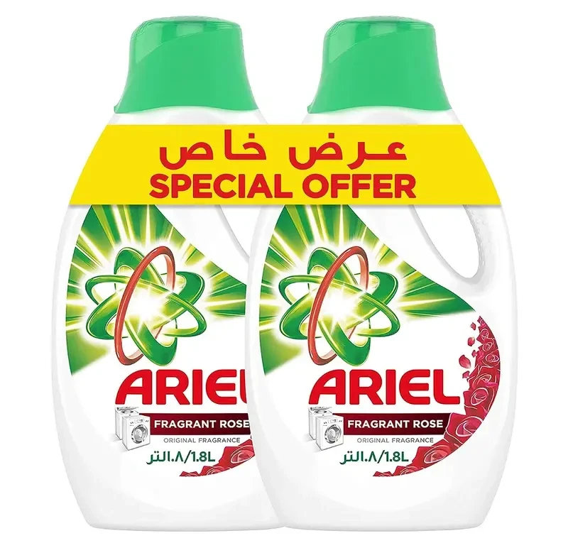 Ariel Automatic Power Gel Laundry Detergent Fragrant Rose 1.8L