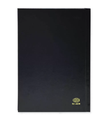 FIS Diary 2024 Arabic/English (Saturday & Sunday Combined) A5 , Black -FSDI92AEN24BK