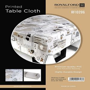 Royalford Printed Table - Polyester - Multicolour - RF10206