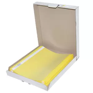 50-Piece Durable Project File, A4 Size, Yellow Colour - DUPG2573-04
