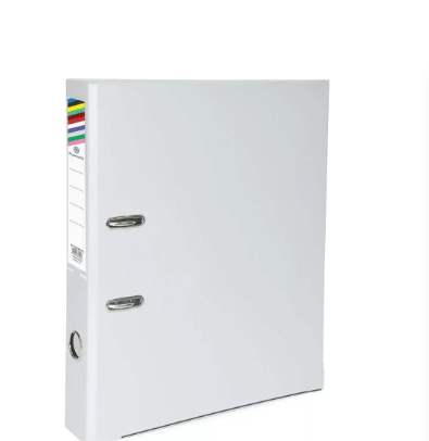 Pack of 24 Pieces Fixed Mechanism Box File Grey/White/Yellow