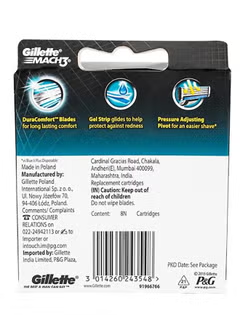 Mach3, Razor Blades, 8 Count