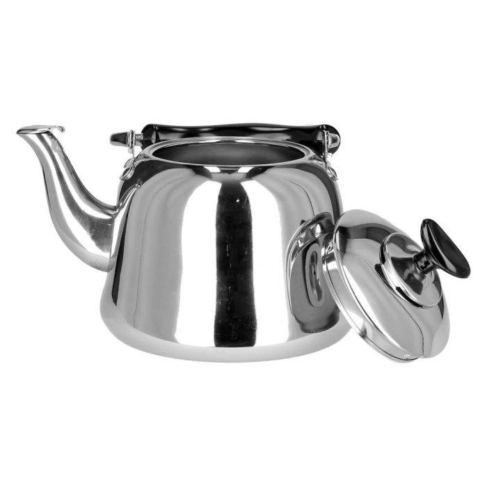 Royalford RF9563 1L Stainless Steel Whistling Kettle - Portable Whistling Tea Kettle With Heat Resistant Handle | Ergonomic Pouring Spout | Compatible With Gas, Induction, Hot Plate, Halogen, & Cerami