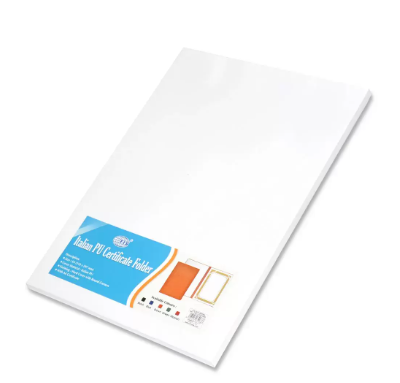 FIS Italian Pu Certificate Folder, Hard Cover with Round Corner, Brown Colour, A4 Size - FSCLCHPUHRBR