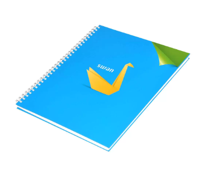 LIGHT Pack of 5 Spiral Hard Cover Note Book 100 Sheets. Size 10X8 Inches (25.4 X 20.32 cm) - LINBS1081001304