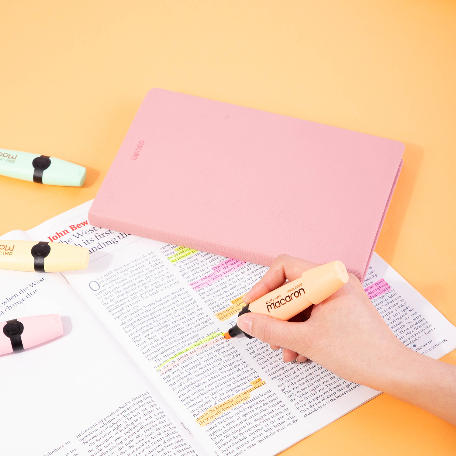 Deli-EU356-YL Highlighter
