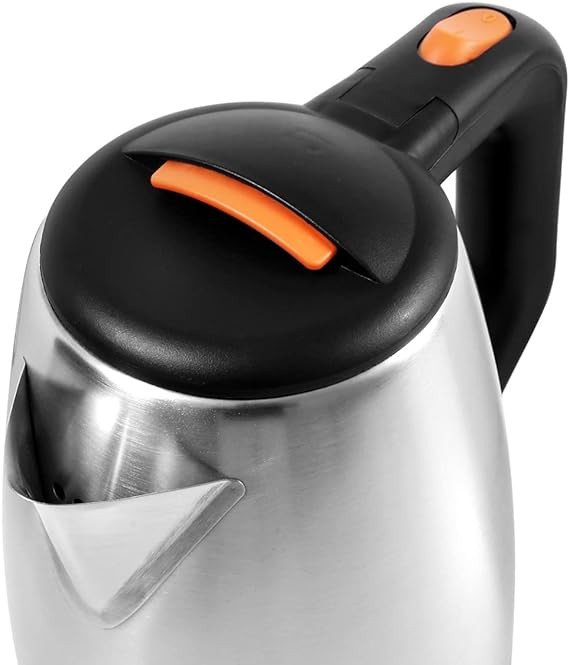 DOMEA® Stainless Steel Electric Kettle, 1.8L, Quick Boil, Auto Shut-Off, Cordless with 360-Degree Swivel Base, 1500 Watts