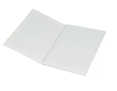 10-Piece Light Spiral Soft Cover Notebook Single Line A5, 80-Sheets - LINBA51521S