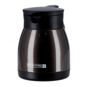 Royalford 500 Ml Mini Vacuum Flask - Stainless Steel - Black