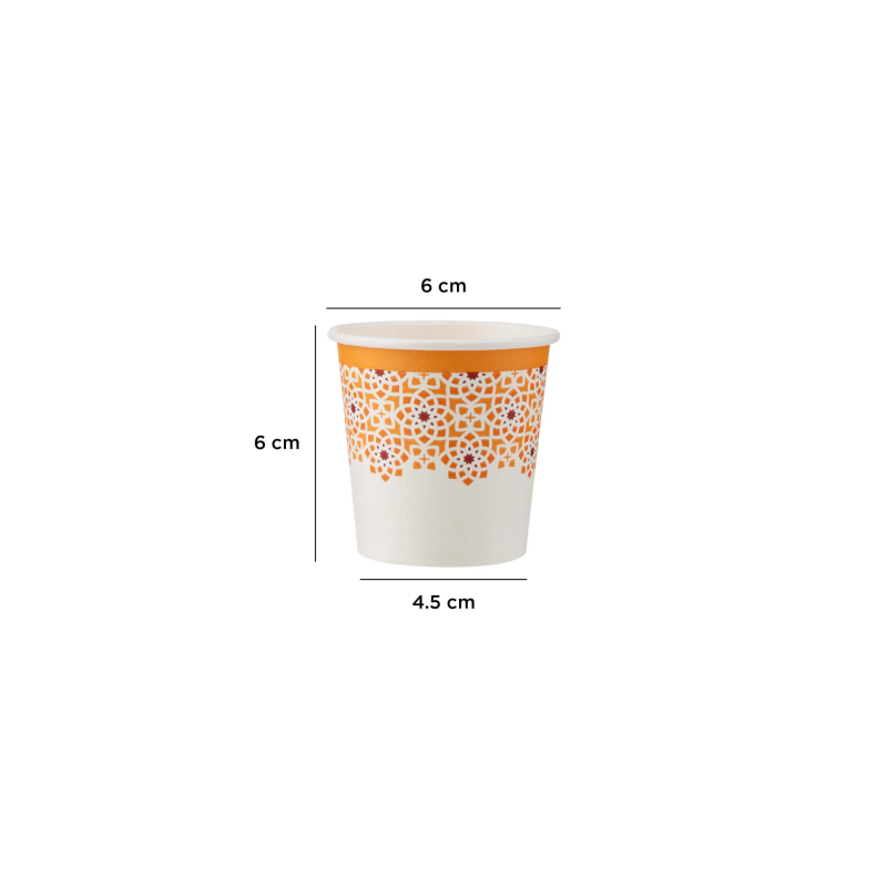 Printed Heavy Duty 4 Oz Qhawa Cup