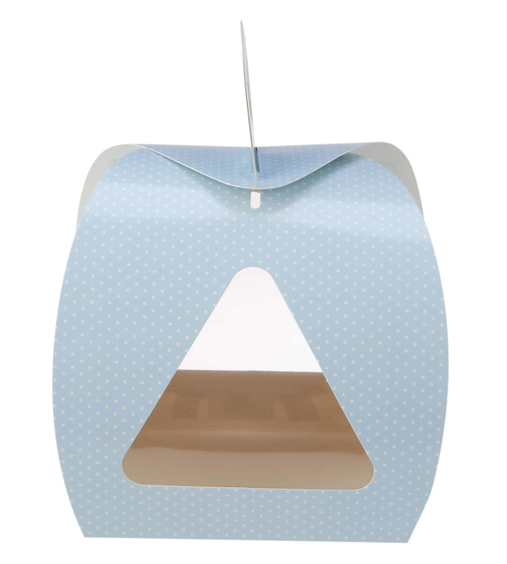 Single Paper Cake Cup Box With Window(12x12x15 Cm)10 Pieces