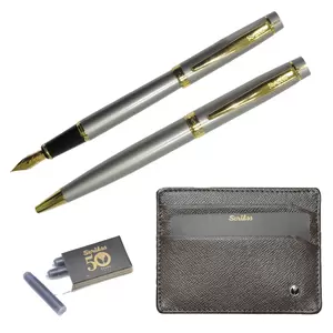 Scrikss Special Gift Sets Dr208 (Wallet, Ballpen, Fountain Pen) - OSGT64631