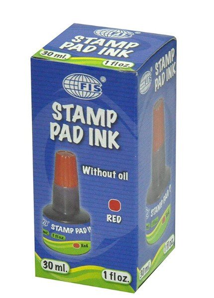 FIS Stamp Pad Inks 30 ml, Red Color - FSIK030RE