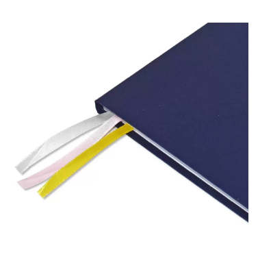 FIS Budget Planner with Elastic Pen Loop, Vinyl, Size A5, White Paper, 100 GSM, 128 Pages, Hard Cover, Round Corners, Colour Blue - FSORA5BPLANVBL