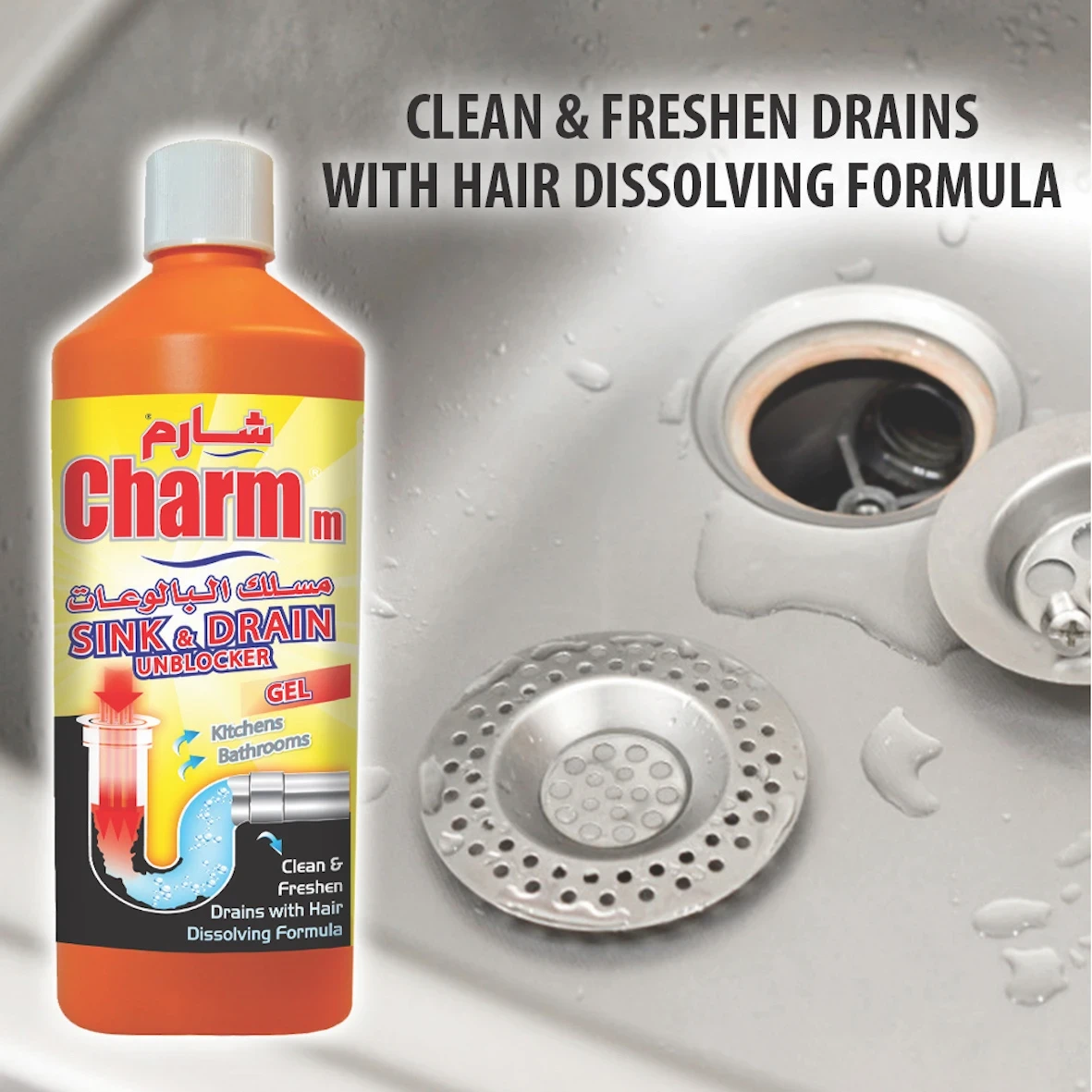 Charmm Sink & Drain Unblocker Gel 1 Liter