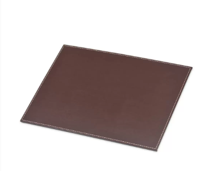 FIS Desk Blotter MDF Cover, Dark Brown Color - FSDEMDF2637DBR