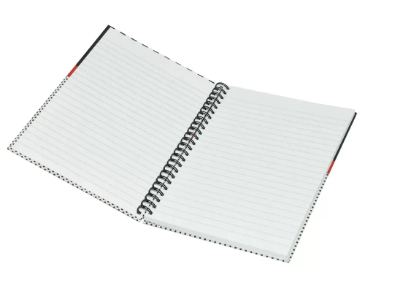5-Piece Light Spiral Hard Cover Notebook Single Line A5, 100-Sheets - LINBSA51709
