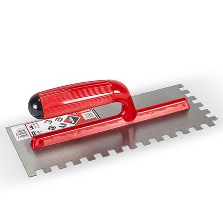 RUBI 25906 STEEL NOTCHED TROWEL 11″ (10X10M)