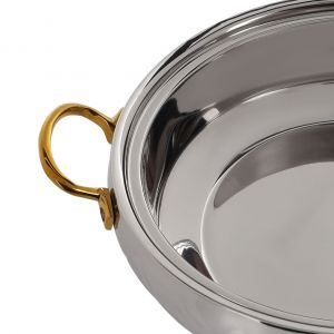 Royalford 1.5L Mughal Dome Hot Pot - Stainless Steel - Silver - 1.5 LITER