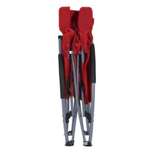 Royalford Beach Foldable Camping Chair - Alloy Steel - Red - RF10346