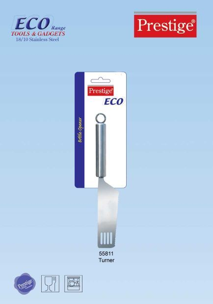 Prestige Eco Mini Turner With Grip Pr55813 - Stainless Steel - Silver - 315 CM