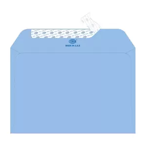 FIS Executive Envelope Peel & Seal, Pack of 50 Pcs. Blue Colors, C5 (162 x 229 mm), 100 GSM - FSEE1026PBBL50