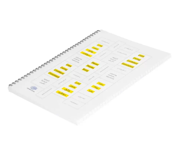 10-Piece FIS Spiral Soft Cover Notebook Single Line A4, 100-Sheets - FSNBA41907S